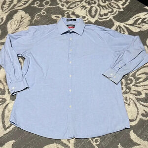 Saks fifth avenue Button front long sleeved shirt. Dressy or casual. Like new.